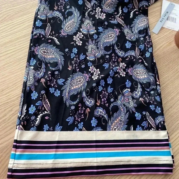 🆕Zac & Rachel Multi-Prints Wide Leg Palazo Pants L🆕 - Picture 5 of 12